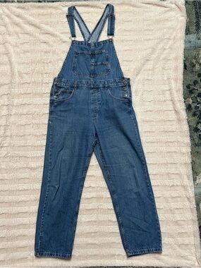 Free People We The Free Ziggy Denim Overalls Medium